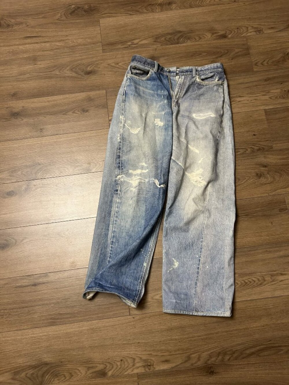 Our Legacy Full Cut Printed Denim